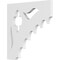 Ekena Millwork Wellington Architectural Grade PVC Bracket, 5/8"W X 10"D X 10"H BKTP01X10X10WE - alternate 1